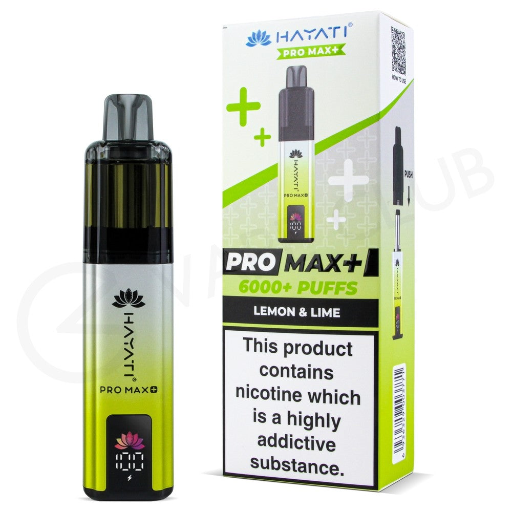 Hayati Pro Max 6000 Lemon Lime β Zesty Flavor, 6000 Puff Power!