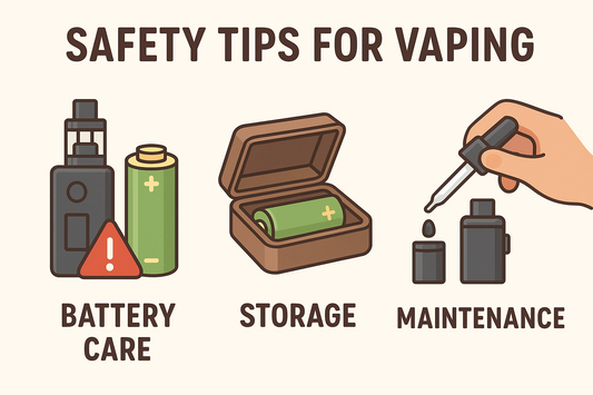 Safety Tips for Vaping: Battery Care, Storage & Maintenance