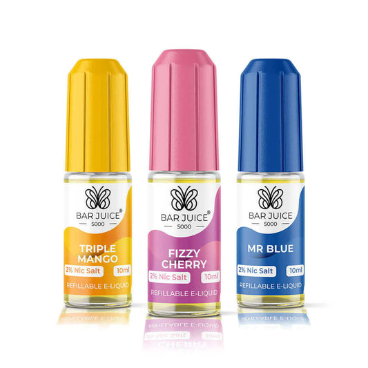 BAR JUICE 5000 NIC SALTS E-LIQUID