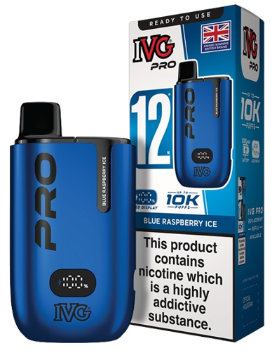 IVG 12 Pro UK | 12,000 Puffs | Rechargeable Type-C Device with Dual-Mesh Coil