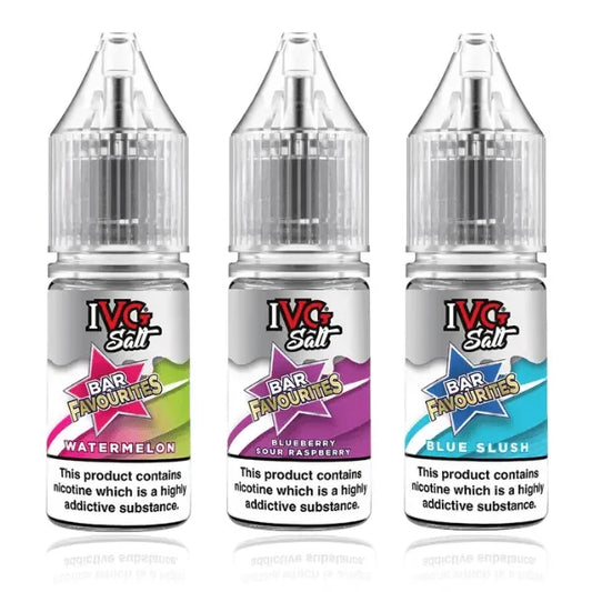 IVG BAR FAVOURITES NIC SALTS E-LIQUIDS