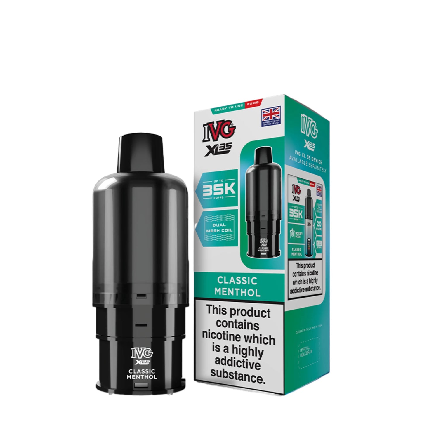 IVG XL 35K – The Ultimate High-Capacity Refilled Pods ”