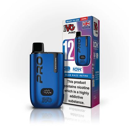 IVG 12 Pro UK | 12,000 Puffs | Rechargeable Type-C Device with Dual-Mesh Coil