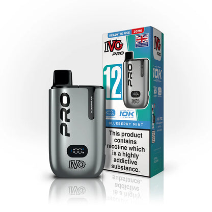 IVG 12 Pro UK | 12,000 Puffs | Rechargeable Type-C Device with Dual-Mesh Coil