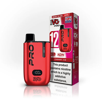 IVG 12 Pro UK | 12,000 Puffs | Rechargeable Type-C Device with Dual-Mesh Coil