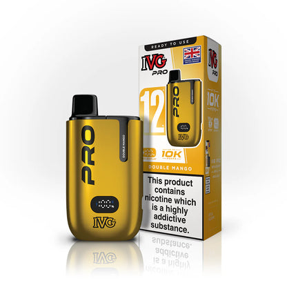 IVG 12 Pro UK | 12,000 Puffs | Rechargeable Type-C Device with Dual-Mesh Coil