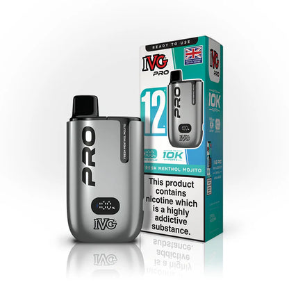 IVG 12 Pro UK | 12,000 Puffs | Rechargeable Type-C Device with Dual-Mesh Coil