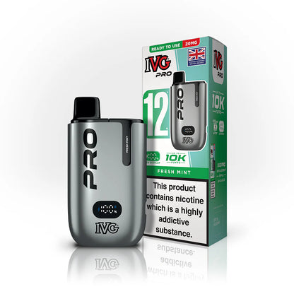 IVG 12 Pro UK | 12,000 Puffs | Rechargeable Type-C Device with Dual-Mesh Coil