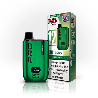 IVG 12 Pro UK | 12,000 Puffs | Rechargeable Type-C Device with Dual-Mesh Coil