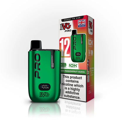 IVG 12 Pro UK | 12,000 Puffs | Rechargeable Type-C Device with Dual-Mesh Coil