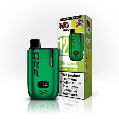 IVG 12 Pro UK | 12,000 Puffs | Rechargeable Type-C Device with Dual-Mesh Coil