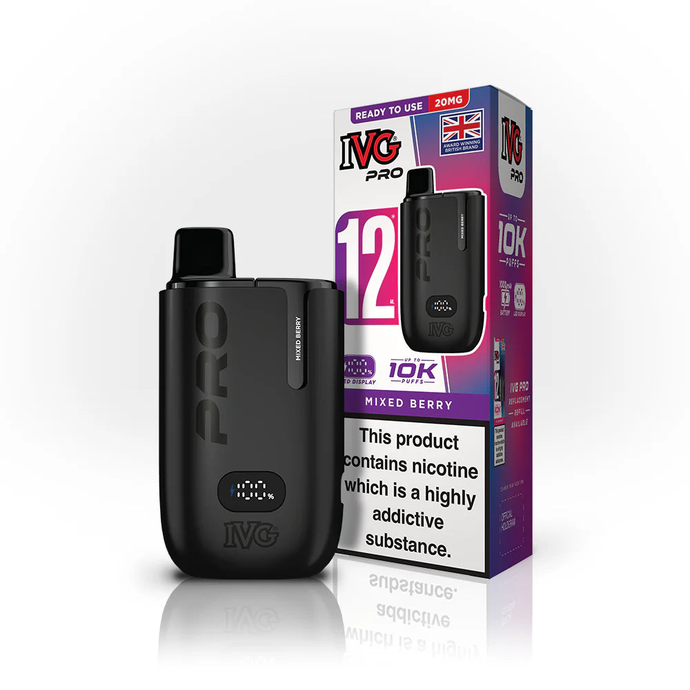 IVG PRO 12 VAPE KITS 10K PUFFS