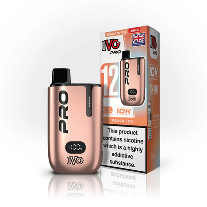 IVG 12 Pro UK | 12,000 Puffs | Rechargeable Type-C Device with Dual-Mesh Coil