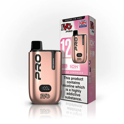 IVG 12 Pro UK | 12,000 Puffs | Rechargeable Type-C Device with Dual-Mesh Coil
