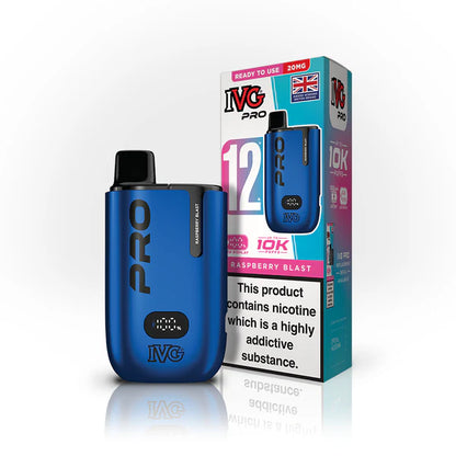 IVG 12 Pro UK | 12,000 Puffs | Rechargeable Type-C Device with Dual-Mesh Coil
