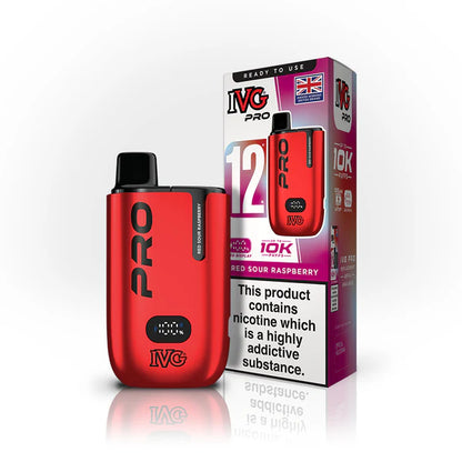 IVG 12 Pro UK | 12,000 Puffs | Rechargeable Type-C Device with Dual-Mesh Coil