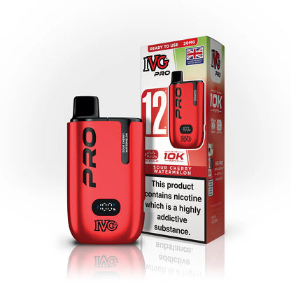 IVG 12 Pro UK | 12,000 Puffs | Rechargeable Type-C Device with Dual-Mesh Coil