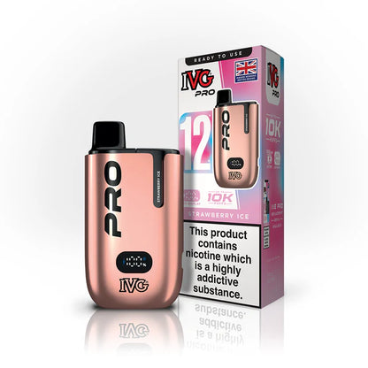 IVG 12 Pro UK | 12,000 Puffs | Rechargeable Type-C Device with Dual-Mesh Coil
