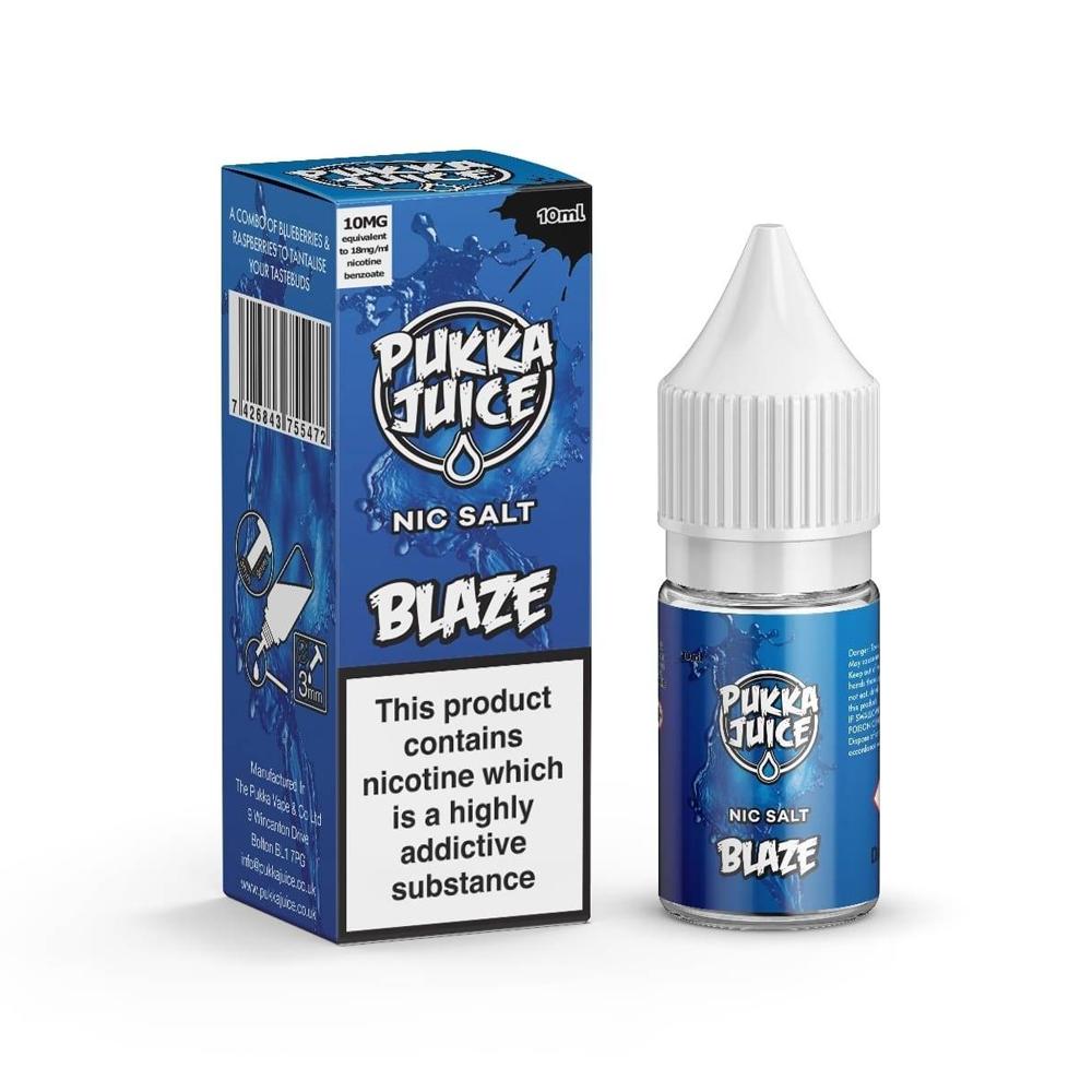 Pukka Juice Blaze Nic Salts (10mg/20mg) | Buy Online