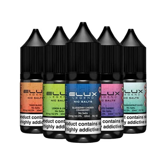 ELUX LEGEND NIC SALTS E-LIQUIDS