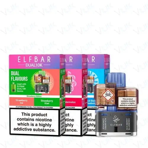 ELF BAR DUAL 10K PREFILLED PODS