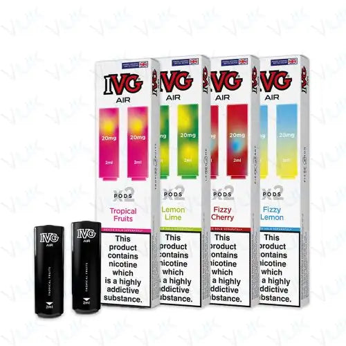 IVG AIR PODS 27 FLAVOURS RANGE
