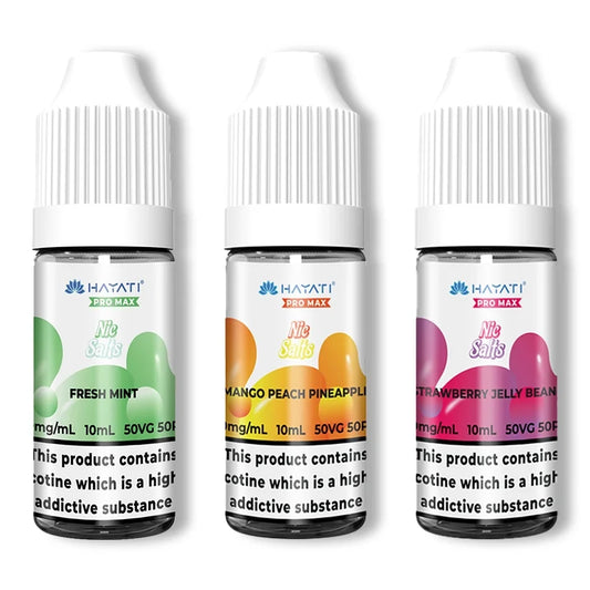HAYATI PRO MAX NIC SALTS E-LIQUIDS