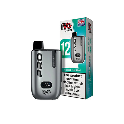 IVG 12 Pro UK | 12,000 Puffs | Rechargeable Type-C Device with Dual-Mesh Coil