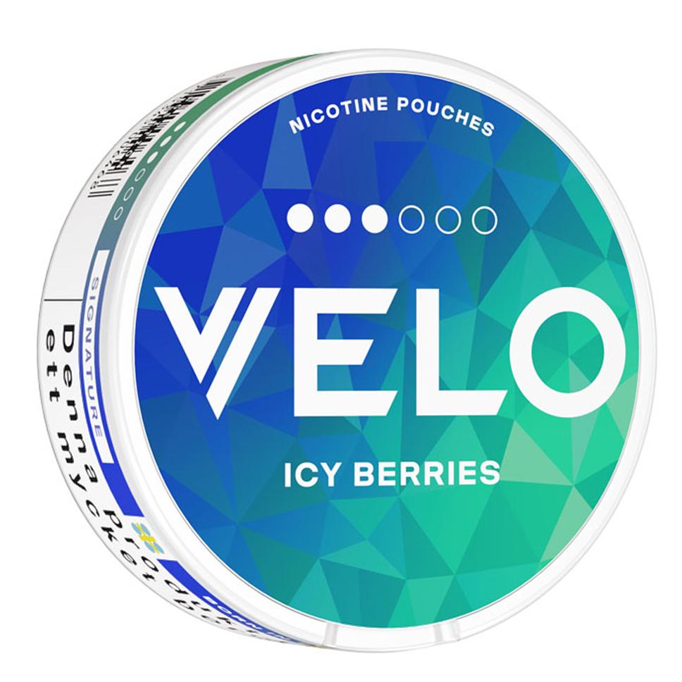 Icy Berries Slim 10 Mg Nicotine Pouches by Velo | Unbeatable Prices