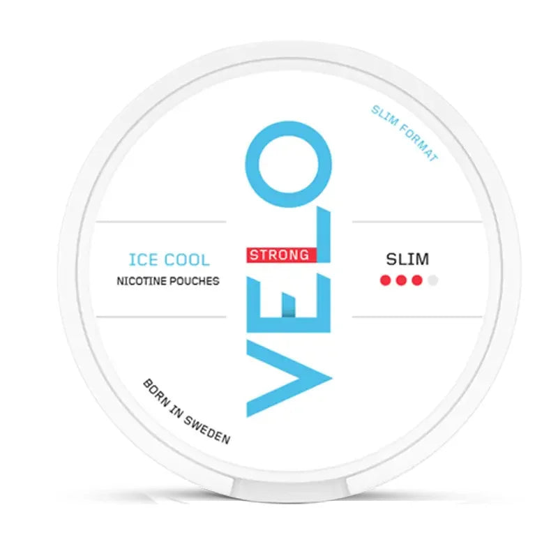 Buy VELO Ice Cool Slim Nicotine Pouches | Strong Icy Mint  6mg